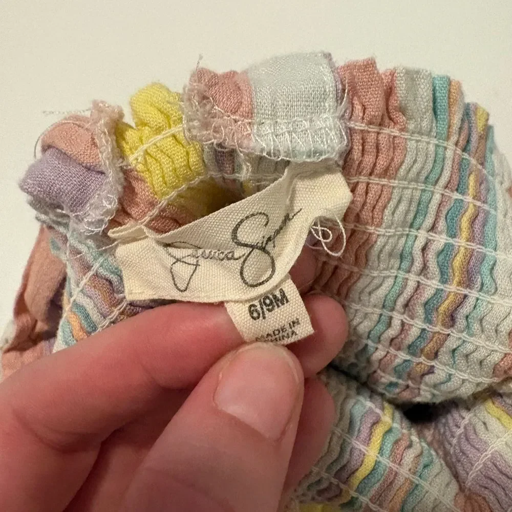 Blue and Striped Jumpsuit Romper Bundle 6-9months